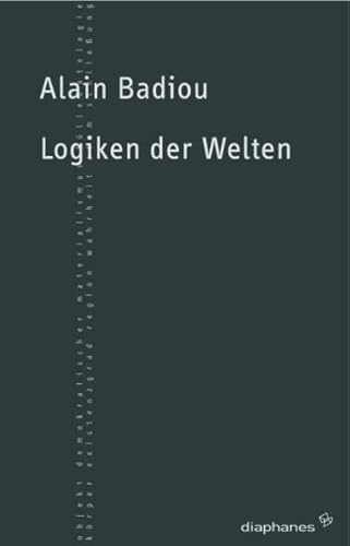 9783037340233: Logiken der Welten: Das Sein und das Ereignis 2