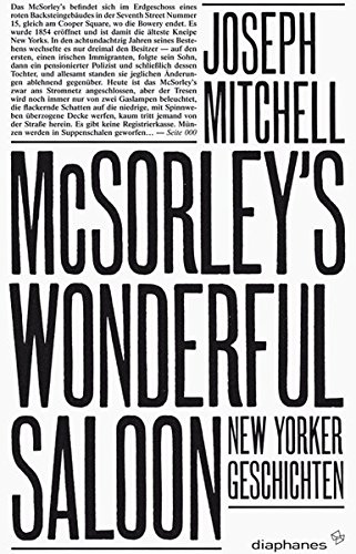 Beispielbild fr McSorley's Wonderful Saloon: New Yorker Geschichten zum Verkauf von medimops