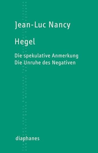 Hegel (9783037341636) by Jean-Luc Nancy