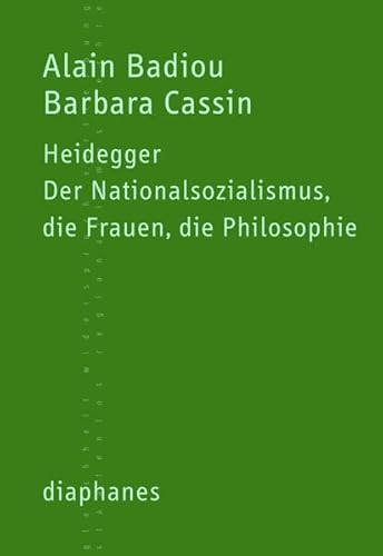 Imagen de archivo de Heidegger: Der Nationalsozialismus, die Frauen, die Philosophie (Kleine Reihe) a la venta por Ammareal