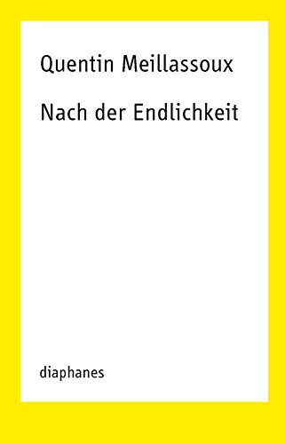 9783037348475: Nach der Endlichkeit