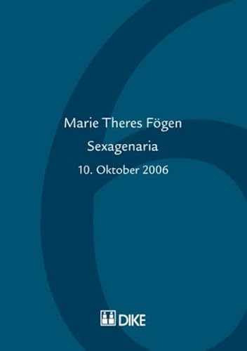 9783037510438: Sexageneria 10. Oktober 2006 by Fgen, Marie Th