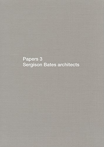 9783037611074: Papers 3: Sergison Bates Architects