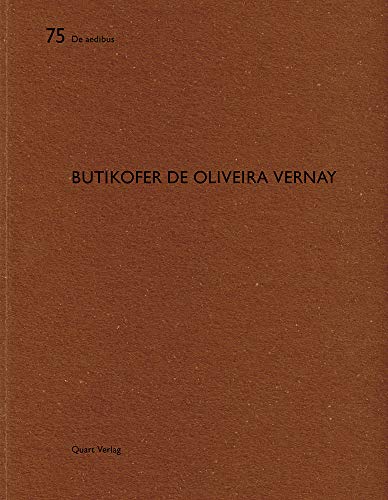 Beispielbild fr Butikofer de Oliveira Vernay: De aedibus 75 (English and German Edition) zum Verkauf von Antiquariat UEBUE