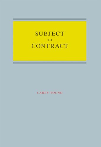 Beispielbild fr Subject to contract : Carey Young ; [on the occasion of the Exhibition Carey Young, August 31 - November 10, 2013, at the Migros Museum fr Gegenwartskunst, Zurich]. [ed. Raphael Gygax ; Heike Munder. Transl. Gerrit Jackson .] zum Verkauf von Licus Media