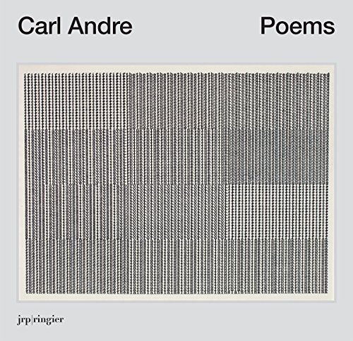 Beispielbild fr Carl Andre: Poems (English/German) zum Verkauf von Antiquariat UEBUE