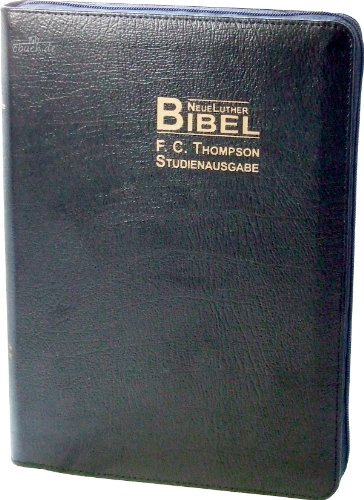 9783037710869: Bibelausgaben Neue Luther Bibel, F.C. Thompson, Studienausgabe - Groausgabe, Reiverschluss schwarz