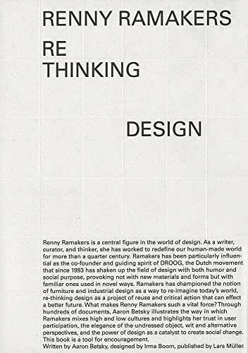 9783037785690: Renny Ramakers Rethinking Design-Curator of Change