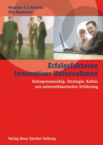 Stock image for Erfolgsfaktoren innovativer Unternehmen for sale by medimops