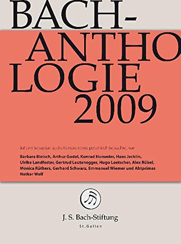 9783038235927: Bach-Anthologie 2009