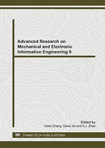 9783038351702: Advanced Research on Mechanical and Electronic Information Engineering II: Volume 978 (Advanced Materials Research, Volume 978)