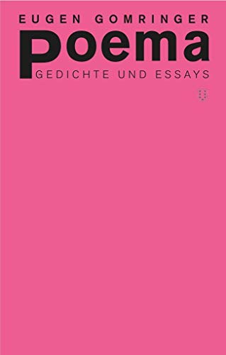 Beispielbild fr poema: Gedichte und Essays zum Verkauf von medimops