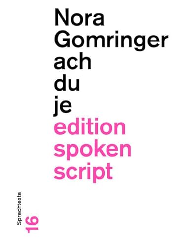 Beispielbild fr achduje (edition spoken script) zum Verkauf von medimops