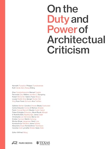 Beispielbild fr On the Duty and Power of Architectural Criticism zum Verkauf von Blackwell's