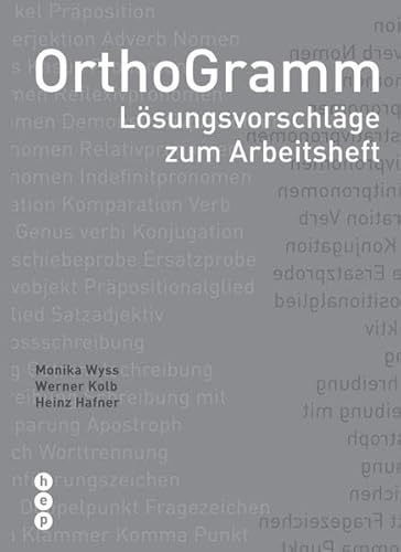 Beispielbild fr OrthoGramm: Lsungsvorschlge zum Arbeitsheft zum Verkauf von medimops