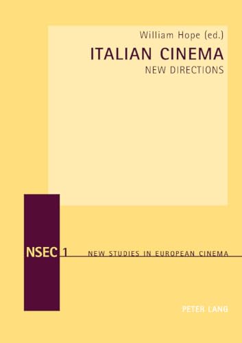 9783039102822: Italian Cinema: New Directions (1)