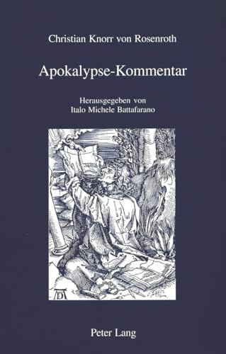 Imagen de archivo de Apokalypse-Kommentar: Herausgegeben von Italo Michele Battafarano (IRIS) (German Edition) [Paperback] Battafarano, Italo Michele a la venta por Brook Bookstore