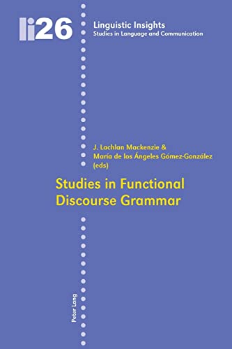 9783039106967: Studies in Functional Discourse Grammar (26) (Linguistic Insights)
