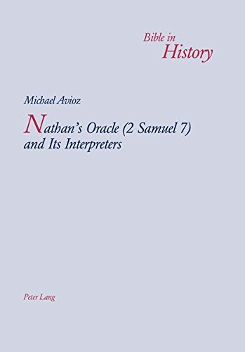 Beispielbild fr Nathan's Oracle 2 Samuel 7 and its interpreters zum Verkauf von Librairie La Canopee. Inc.