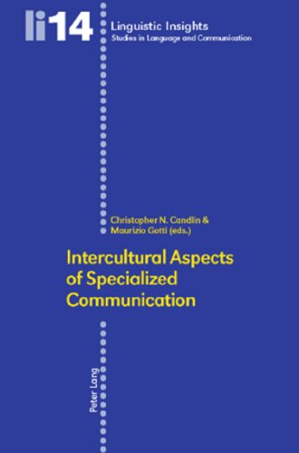 Beispielbild fr Intercultural Aspects of Specialized Communication-: Second Printing (14) (Linguistic Insights) zum Verkauf von Anybook.com