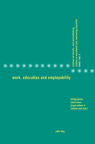 Beispielbild fr Work, Education and Employability, Vol. 4 zum Verkauf von Books Puddle