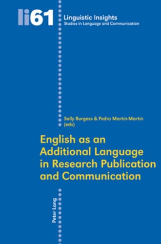 9783039114627: English as an Additional Language in Research Publication and Communication (61) (Linguistic Insights: Studies in Language and Communication)