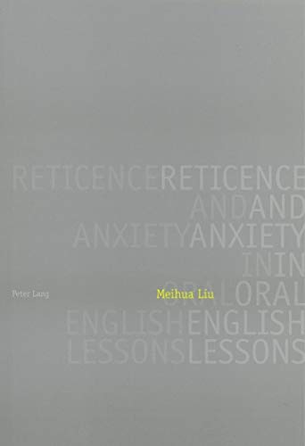 9783039114979: Reticence and Anxiety in Oral English Lessons