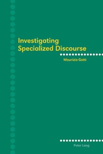 9783039117321: Investigating Specialized Discourse: Second Revised Edition