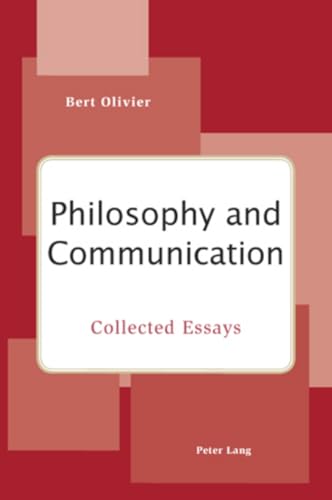 Imagen de archivo de Philosophy and Communication: Collected Essays a la venta por Mispah books