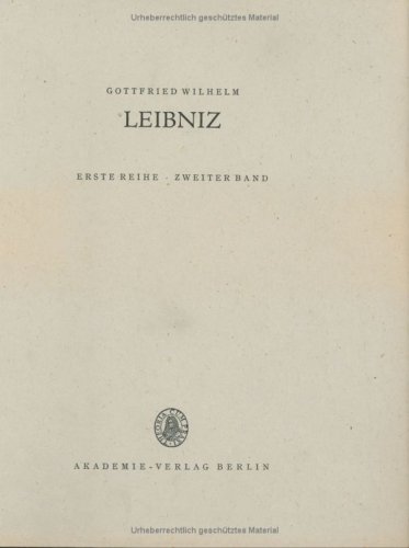 Beispielbild fr Gottfried Wilhelm Leibniz. Smtliche Schriften und Briefe: 1676-1679 zum Verkauf von getbooks GmbH