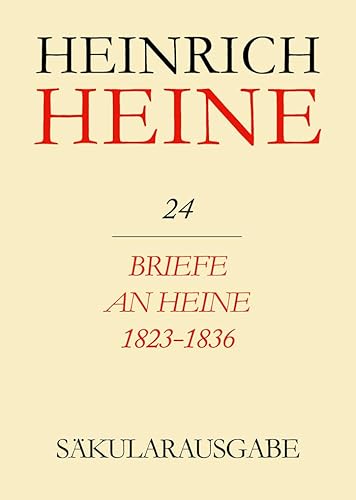 Briefe an Heine 1823-1836.