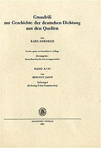 Band XVII, Lieferung 4 (German Edition) (9783050018348) by Jacob, Herbert
