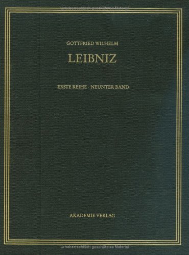 9783050018751: Allgemeiner, Politischer Und Historischer Briefwechsel, 9: 1693 (1) (Saemtliche Schriften Und Briefe)