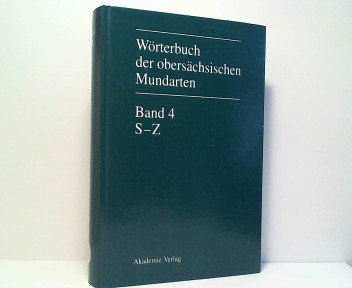 9783050029320: Woerterbuch Der Obersaechsischen Mundarten Begruendet Von Theodor Frings / Rudolf Grobe
