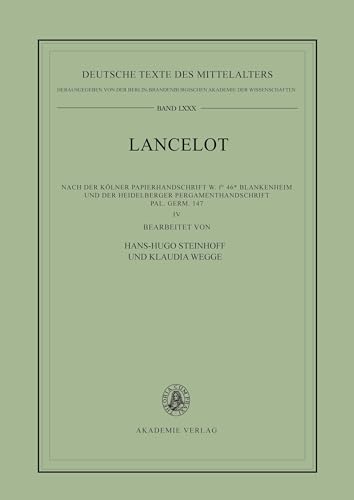 Stock image for Lancelot IV: Namen- und Figurenregister. for sale by SKULIMA Wiss. Versandbuchhandlung