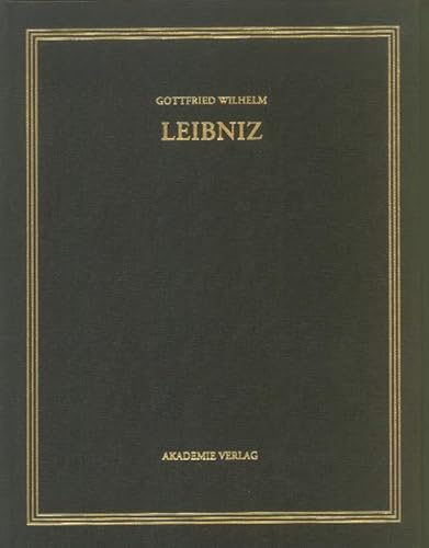 Beispielbild fr Smtliche Schriften und Briefe. Mathematischer, naturwissenschaftlicher und technischer Briefwechsel 1691-1693 zum Verkauf von Buchpark