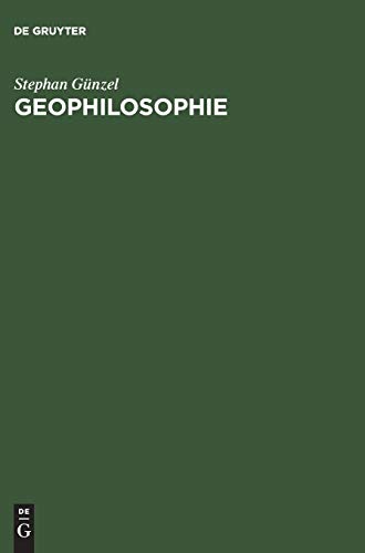 9783050036229: Geophilosophie: Nietzsches philosophische Geographie