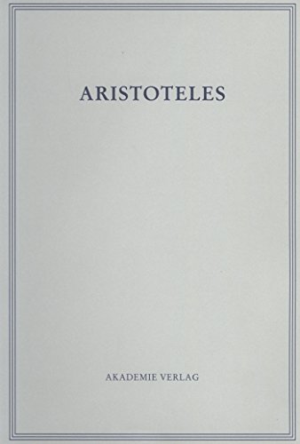 Stock image for Aristotles: Die Historischen Fragmente for sale by Powell's Bookstores Chicago, ABAA