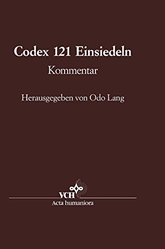 9783050039954: Die Handschrift 121 der Stiftsbibliothek Einsiedeln: Kommentarband
