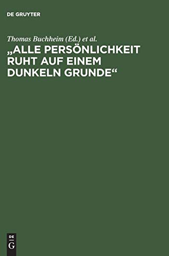 Alle Persönlichkeit ruht auf einem dunkeln Grunde - Friedrich Hermanni