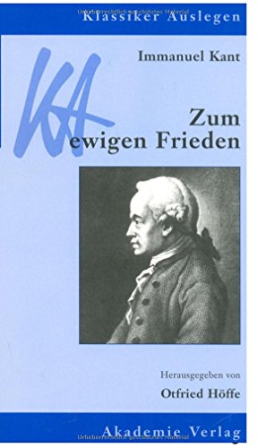 Beispielbild fr Immanuel Kant: Zum ewigen Frieden zum Verkauf von medimops