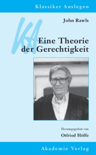 9783050042671: John Rawls. Eine Theorie der Gerechtigkeit