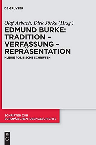 9783050044927: Tradition - Verfassung - Reprsentation: Kleine politische Schriften: 8 (Schriften Zur Europischen Ideengeschichte)