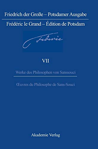 9783050049298: Werke des Philosophen von Sanssouci / Oeuvres du Philosophe de Sans-Souci