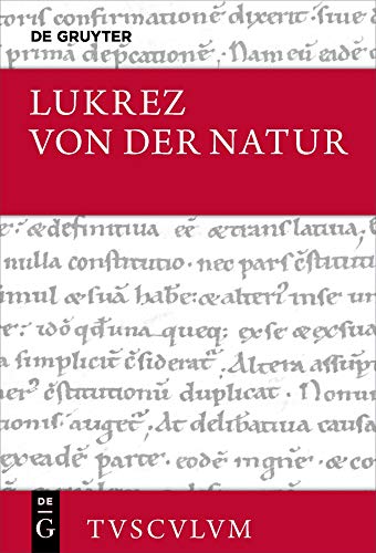 9783050063928: Von der Natur / De rerum natura: Lateinisch - deutsch (Sammlung Tusculum)