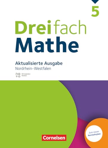 Stock image for Dreifach Mathe 5. Schuljahr. Nordrhein-Westfalen - Aktualisierte Ausgabe 2022 - Schlerbuch for sale by Revaluation Books