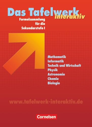 9783060002894: Das Tafelwerk interaktiv / Schlerbuch / stliche Bundeslnder: Formelsammlung fr die Sekundarstufe I