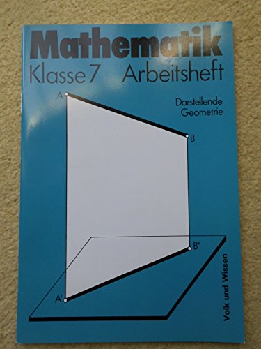 Beispielbild fr Mathematik, Klasse 7, Arbeitsheft, Darstellende Geometrie zum Verkauf von medimops