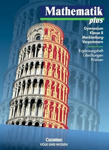 Beispielbild fr Mathematik plus - Mecklenburg-Vorpommern und Sachsen: 8. Schuljahr - Gleichungen/Prisma: Ergnzungsheft zum Verkauf von medimops