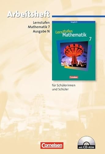 Beispielbild fr Lernstufen Mathematik - Ausgabe N: 7. Schuljahr - Arbeitsheft mit eingelegten Lsungen und CD-ROM zum Verkauf von medimops